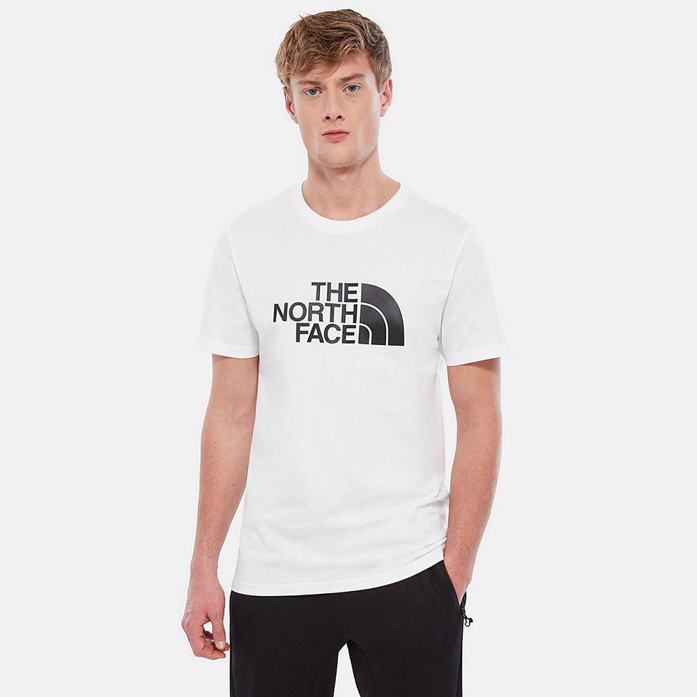 The North Face Easy Ανδρικα T Shirt - Ασπρα (BPCX62743)